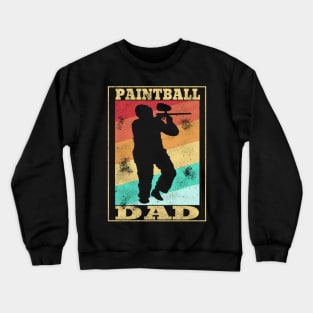 Paintball DAD Airsoft Softgun Airgun Mask Gift Crewneck Sweatshirt